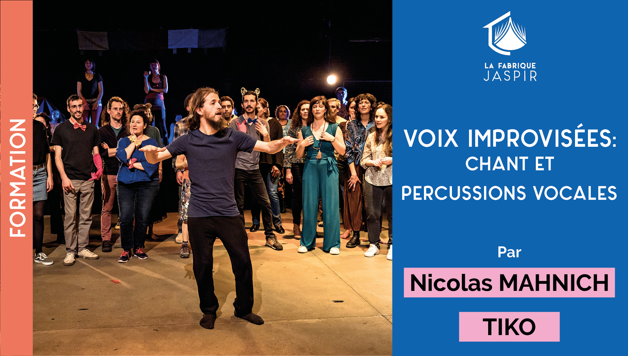 La Fabrique Jaspir - Formation autour de la voix improvisée