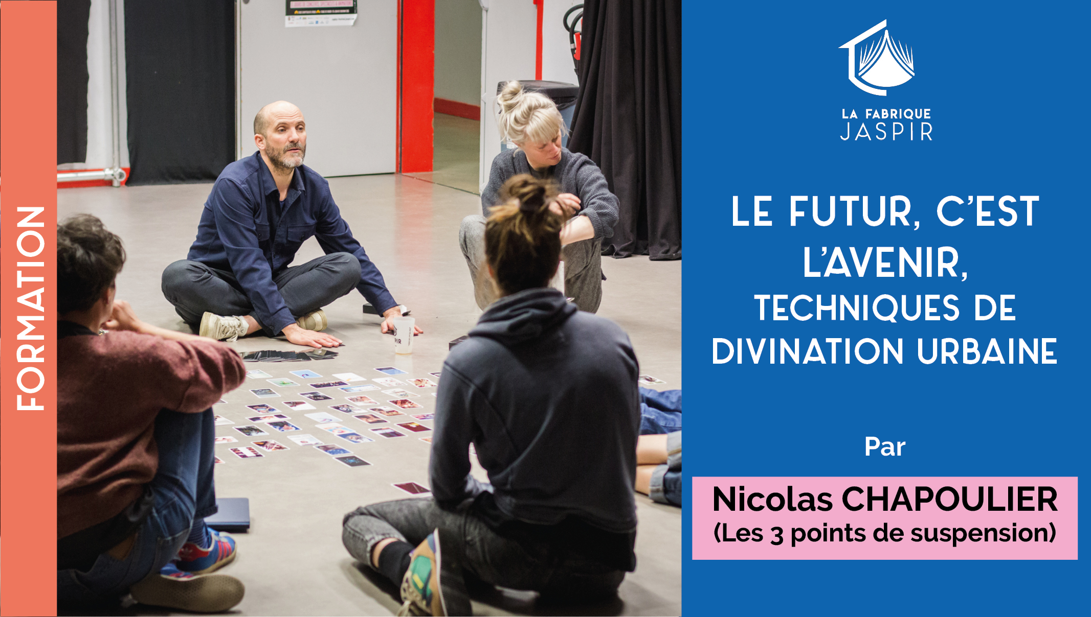 Nicolas Chapoulier des 3 Points de Suspension anime une formation chez Jaspir