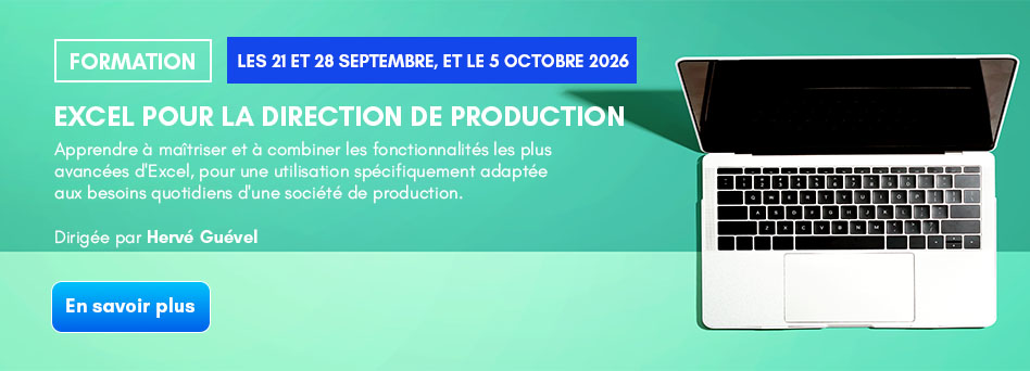 Dixit - Excel pour la direction de production