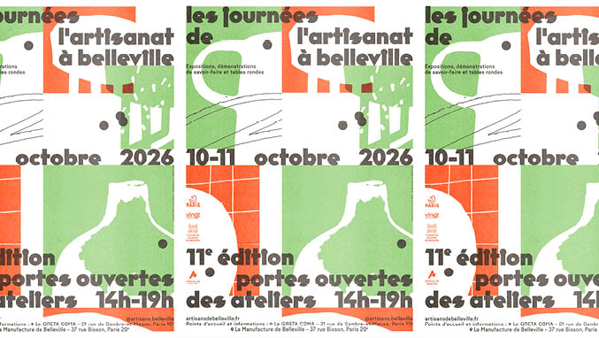 Journées de l’Artisanat à Belleville 2026 : le GRETA CDMA point d’accueil de la 11e édition