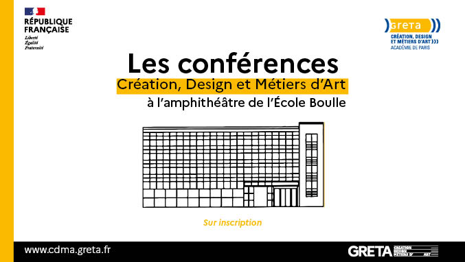 GRETA CDMA - Conférence #5 « La mode éthique / équitable : mythe et réalité » à l’École Boulle le 14 mars