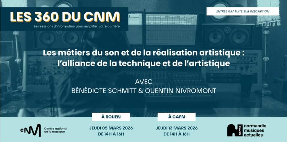 Centre national de la musique (Cnm) - Un regard à 360° sur les métiers de la musique pour donner un nouvel élan à votre carrière !