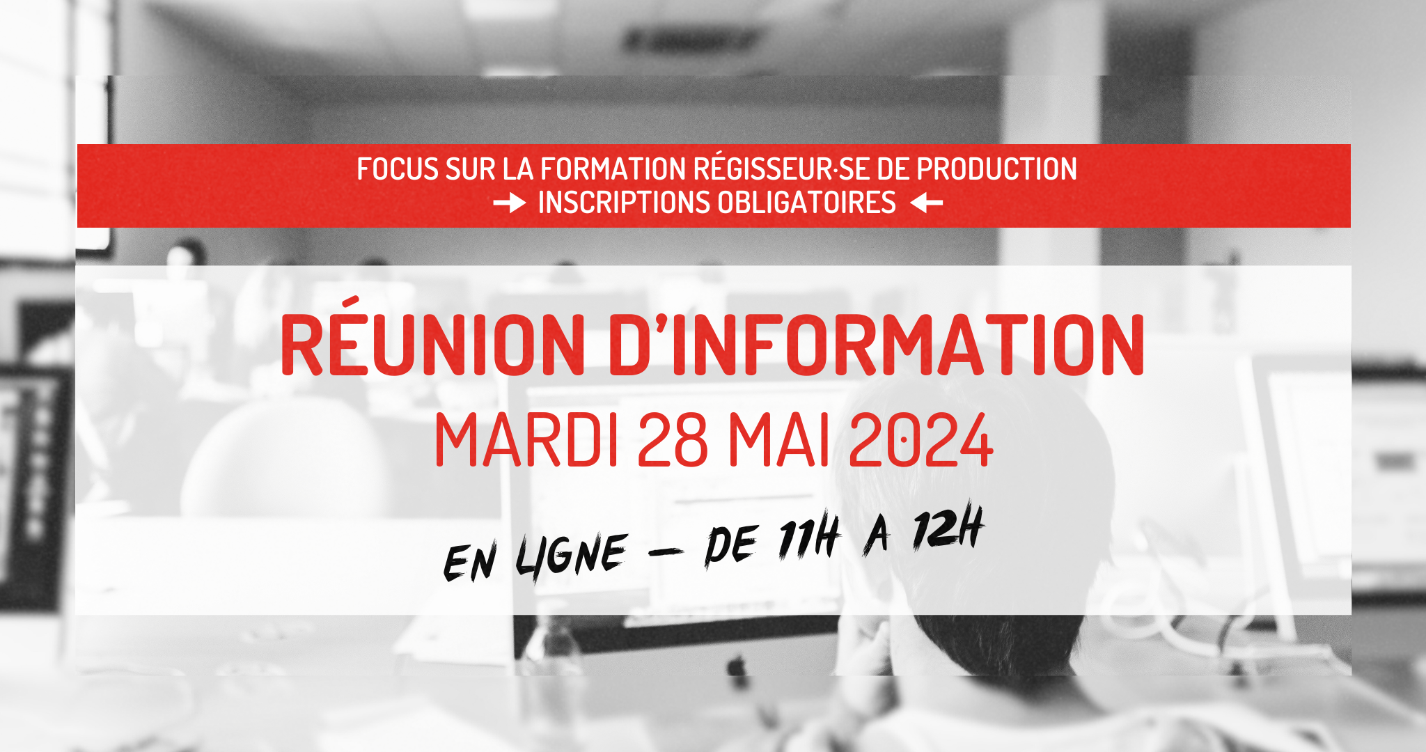 Les Formations d'Issoudun : participez à notre dernière réunion d'information en ligne sur la formation régisseur·se de production