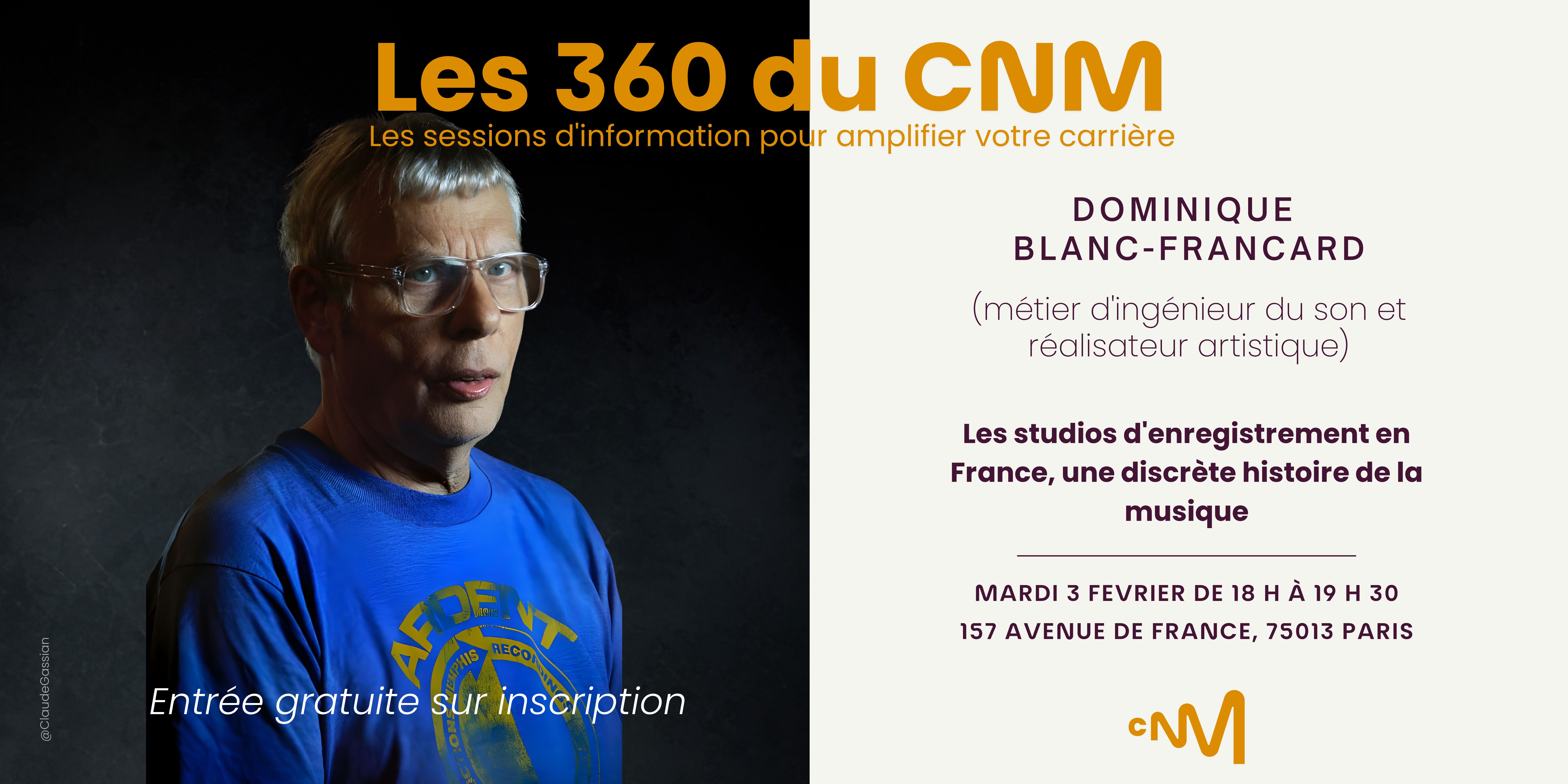 Centre national de la musique - Un regard à 360° sur les métiers de la musique pour donner un nouvel élan à votre carrière !