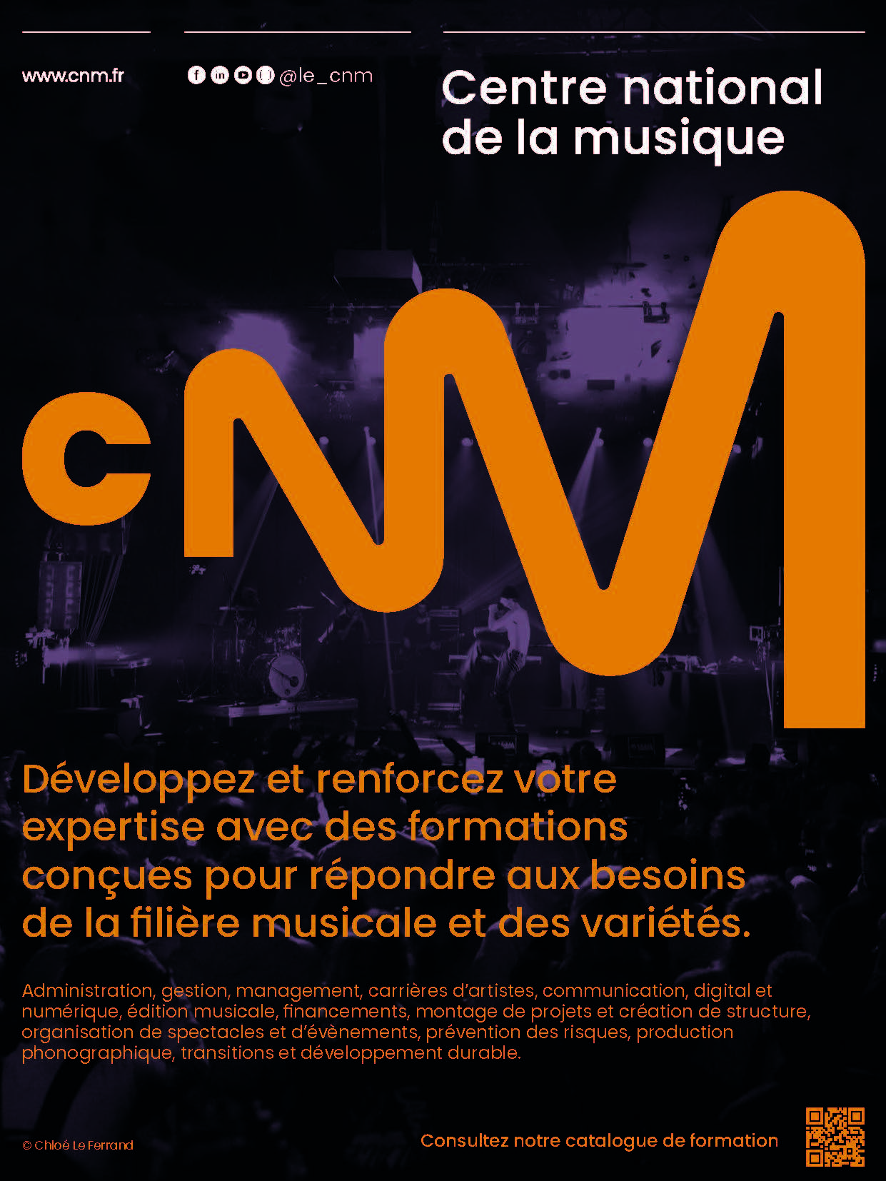 Formez-vous avec le Centre national de la musique dès janvier 2026 !