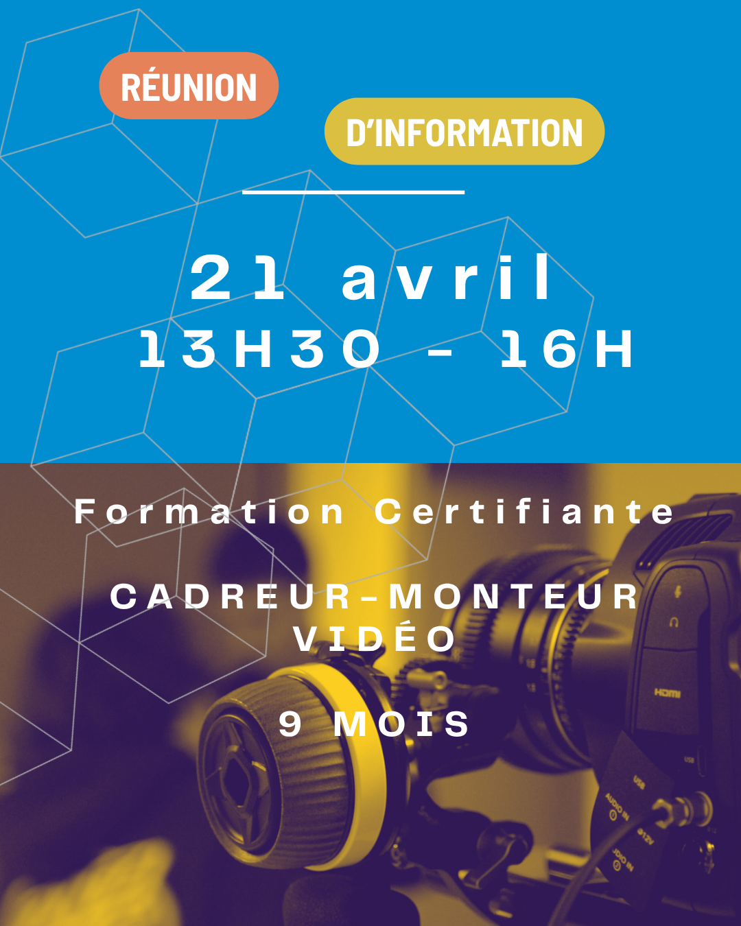 IMCA Provence - Formation certifiante cadreur-se monteur-se vidéo
