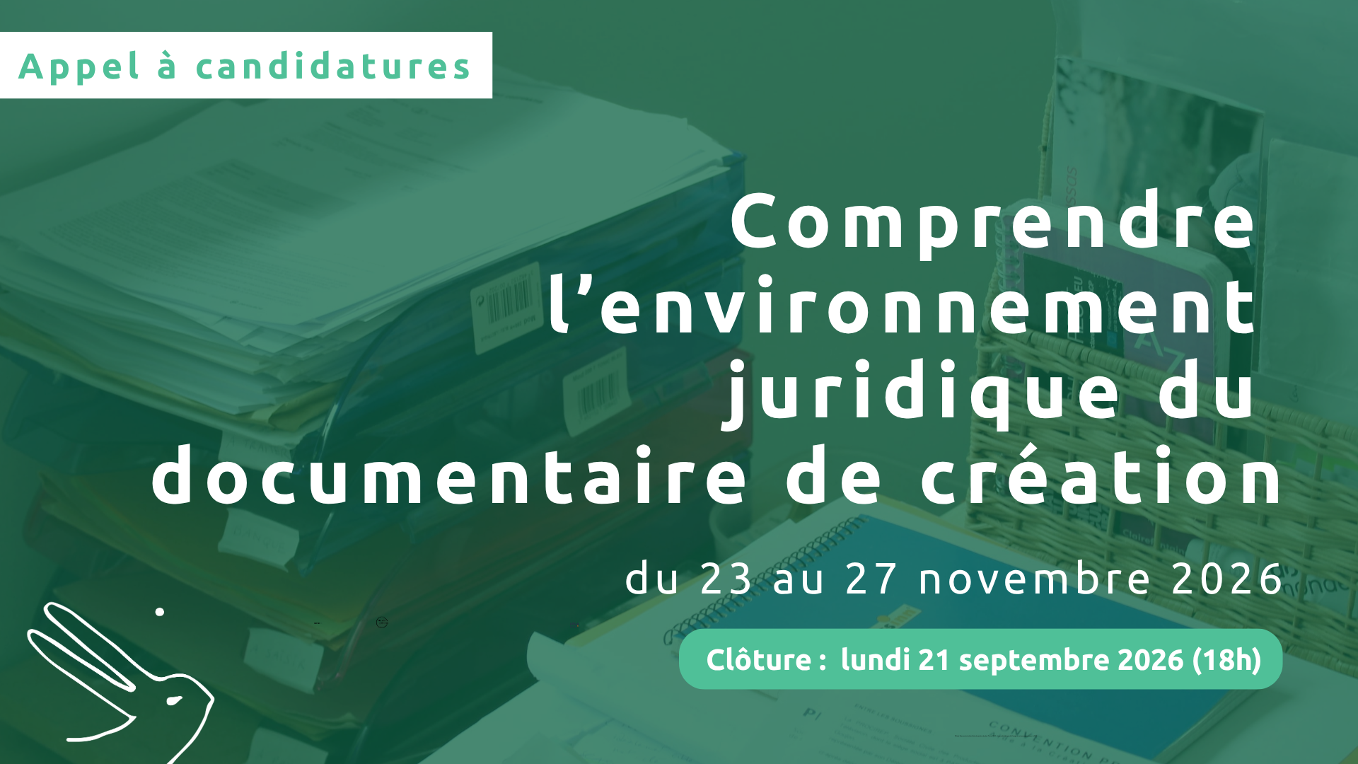 Ecole documentaire d'Ardèche Images - Nouvelle formation " Comprendre l'environnement juridique du documentaire de création"